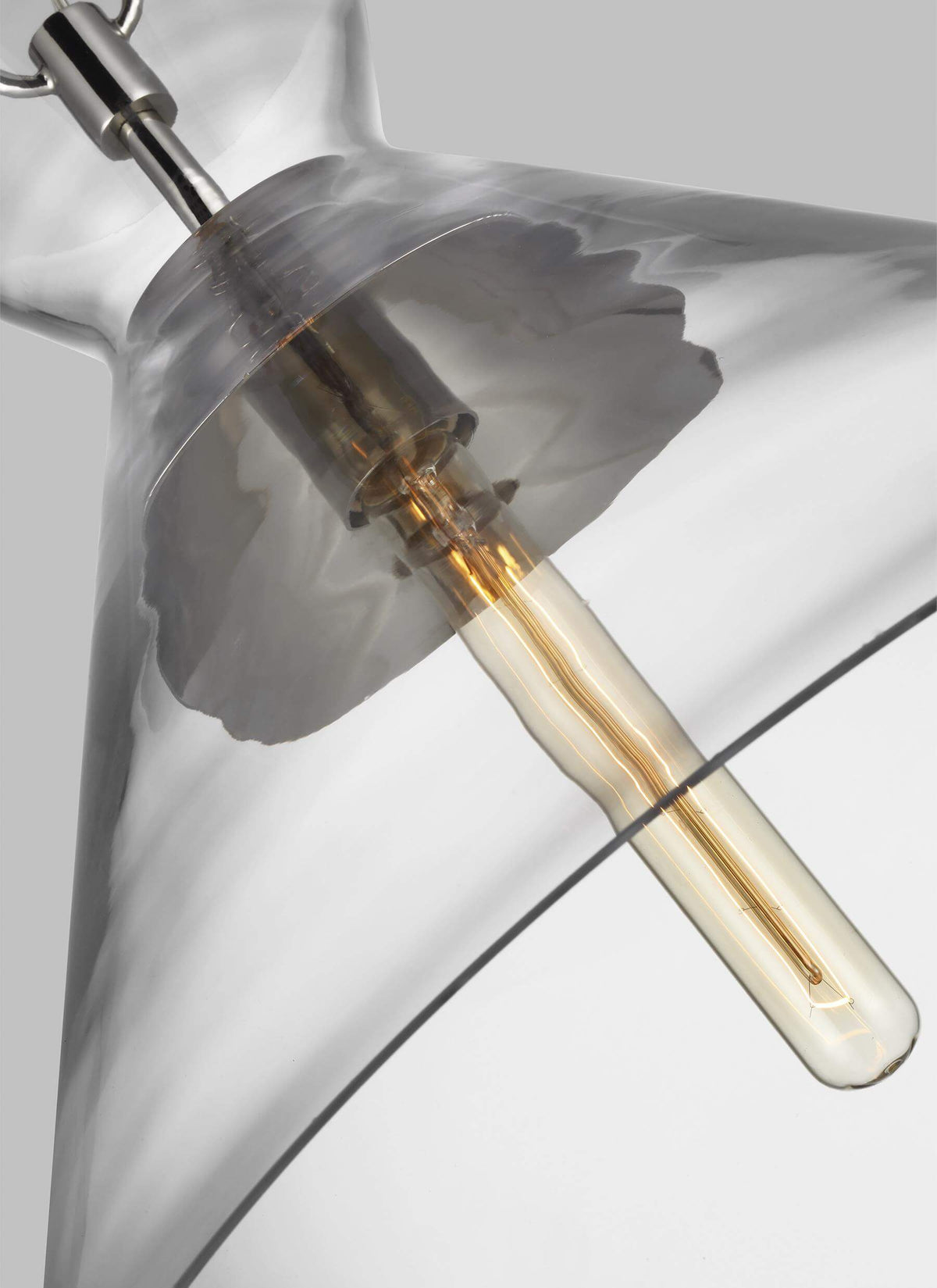 GENERATION LIGHTING Atlantic Wide Pendant Polished Nickel CP1031PN