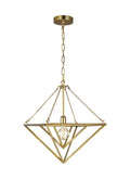 GENERATION LIGHTING  Carat Small Pendant Burnished Brass CP1131BBS
