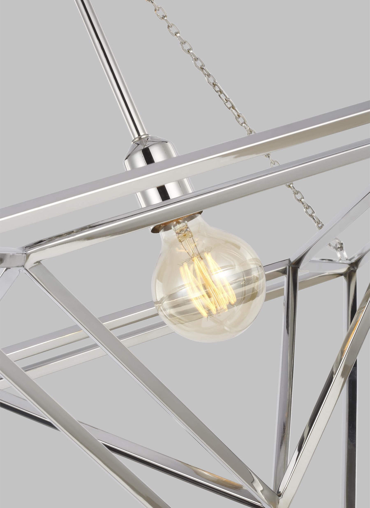 GENERATION LIGHTING  Carat Medium Pendant Polished Nickel CP1141PN