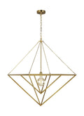 GENERATION LIGHTING  Carat Large Pendant Burnished Brass CP1151BBS