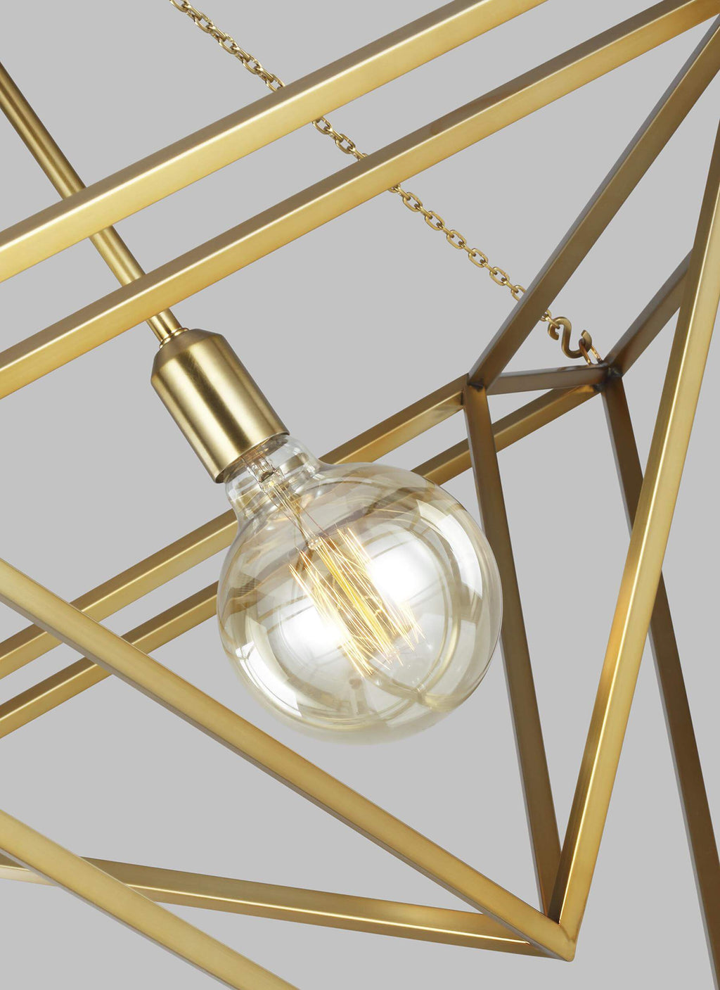 GENERATION LIGHTING  Carat Large Pendant Burnished Brass CP1151BBS