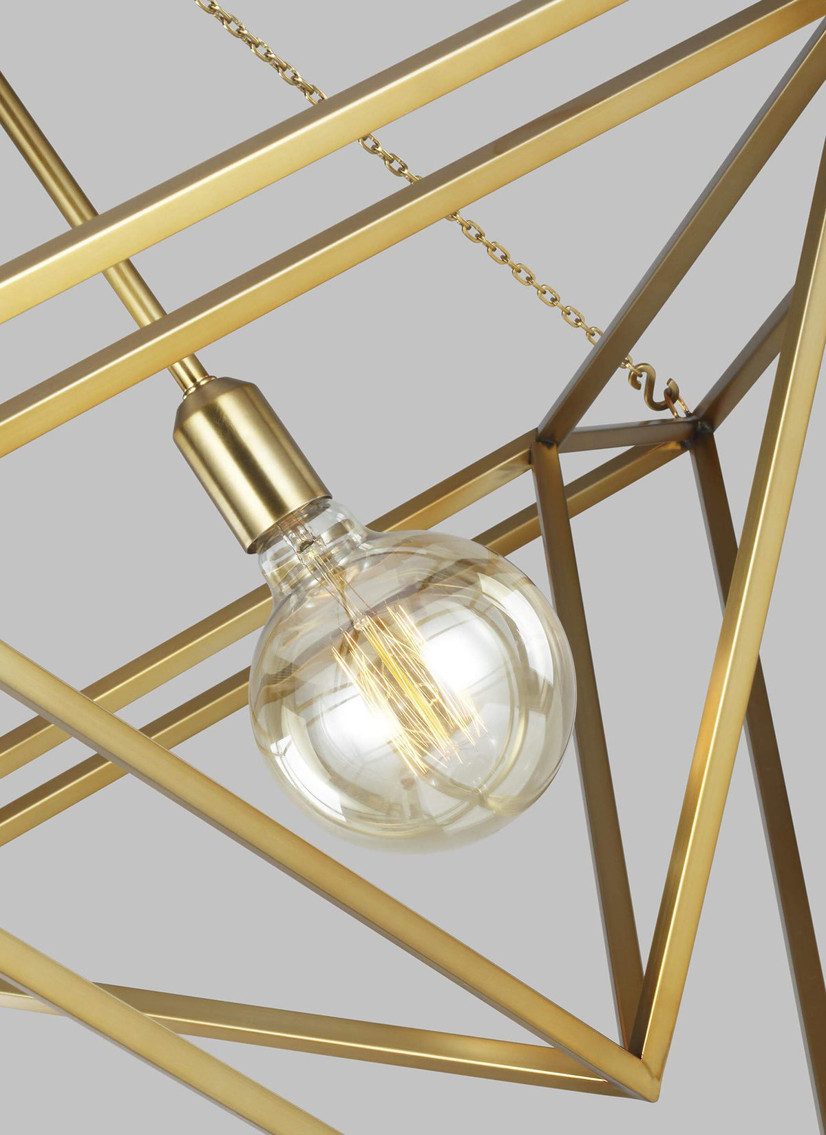 GENERATION LIGHTING  Carat Large Pendant Burnished Brass CP1151BBS