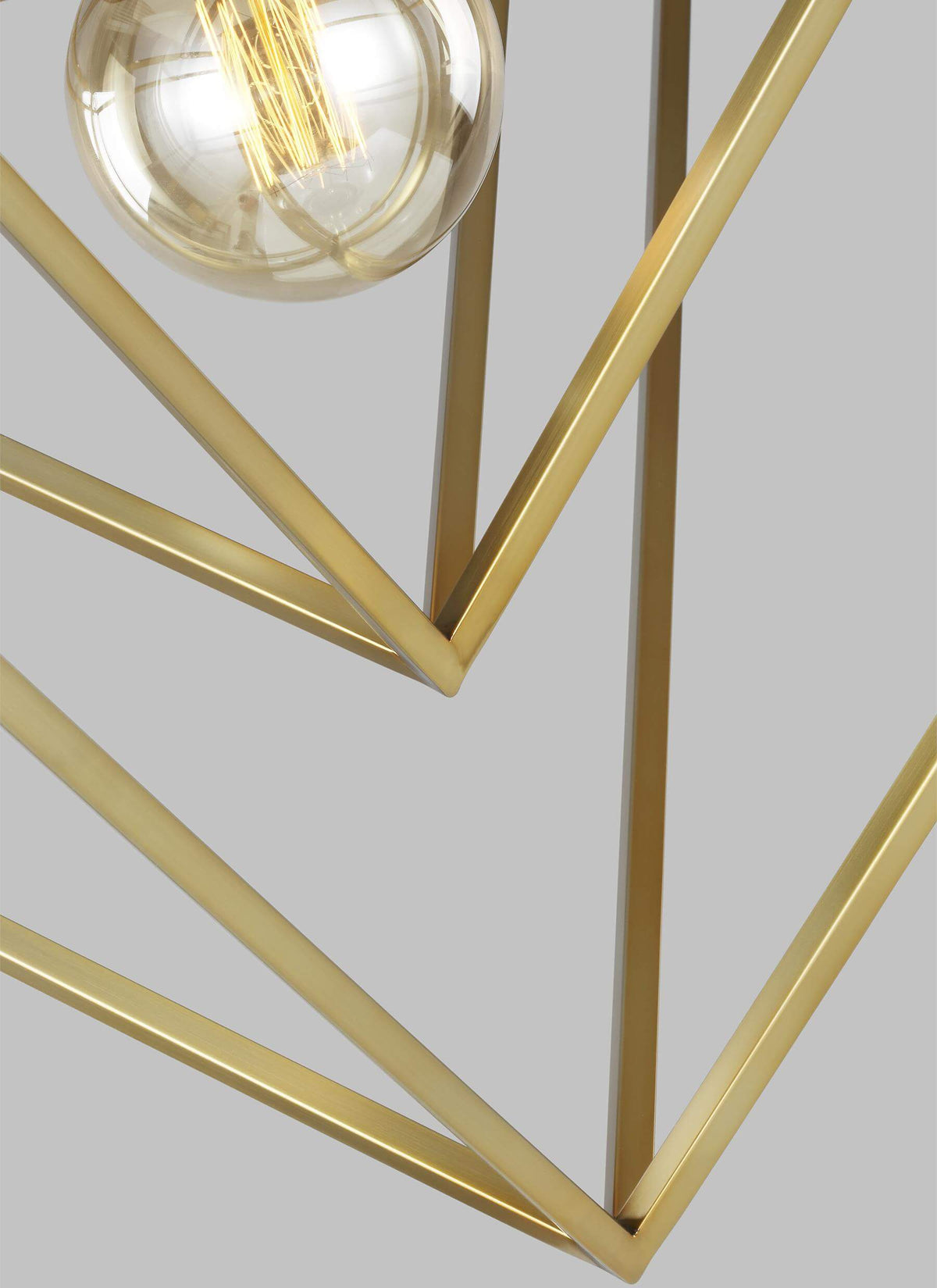 GENERATION LIGHTING  Carat Large Pendant Burnished Brass CP1151BBS