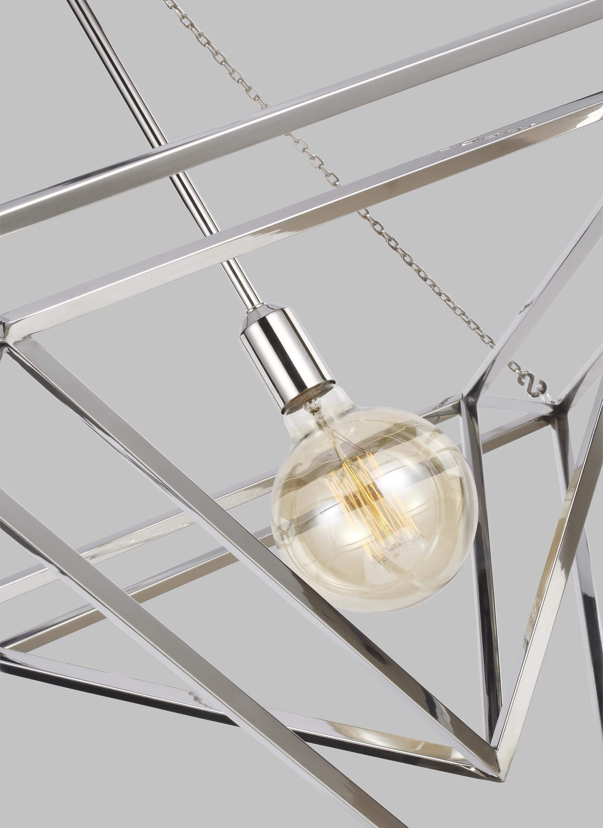 GENERATION LIGHTING  Carat Large Pendant Polished Nickel CP1151PN