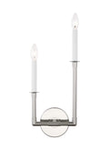 GENERATION LIGHTING Bayview Double Right Sconce Polished Nickel CW1112PN