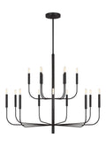 GENERATION LIGHTING Brianna Large Two-Tier Chandelier EC10015AI