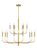 GENERATION LIGHTING Brianna Large Two-Tier Chandelier EC10015BBS