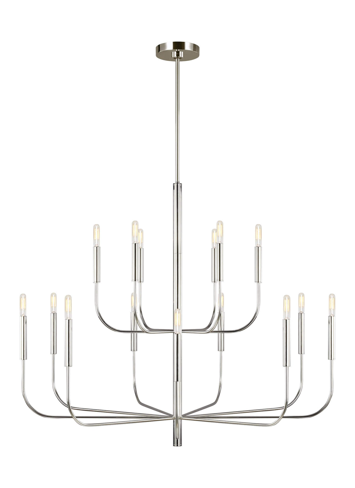 GENERATION LIGHTING Brianna Large Two-Tier Chandelier EC10015PN