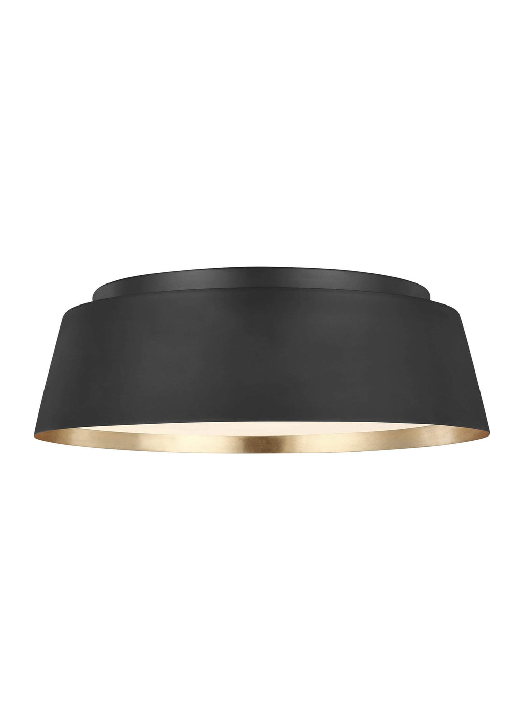 GENERATION LIGHTING Asher Medium Flush Mount EF1003MBK