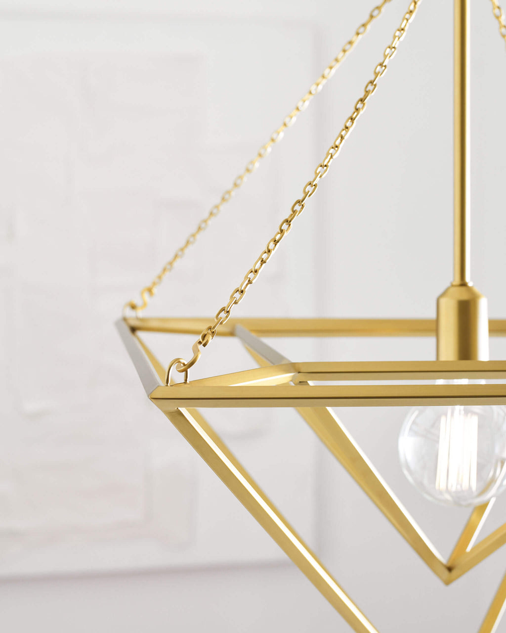 GENERATION LIGHTING  Carat Medium Pendant Burnished Brass CP1141BBS