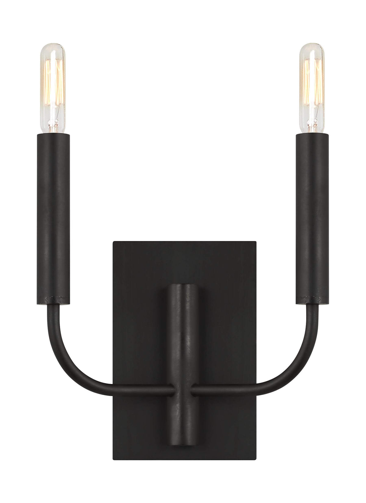 GENERATION LIGHTING  Brianna Double Sconce Aged Iron EW1002AI