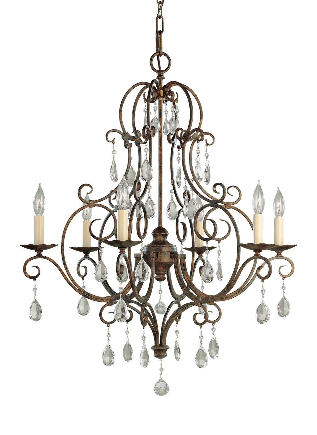 GENERATION LIGHTING Chateau Small Chandelier F1902/6MBZ