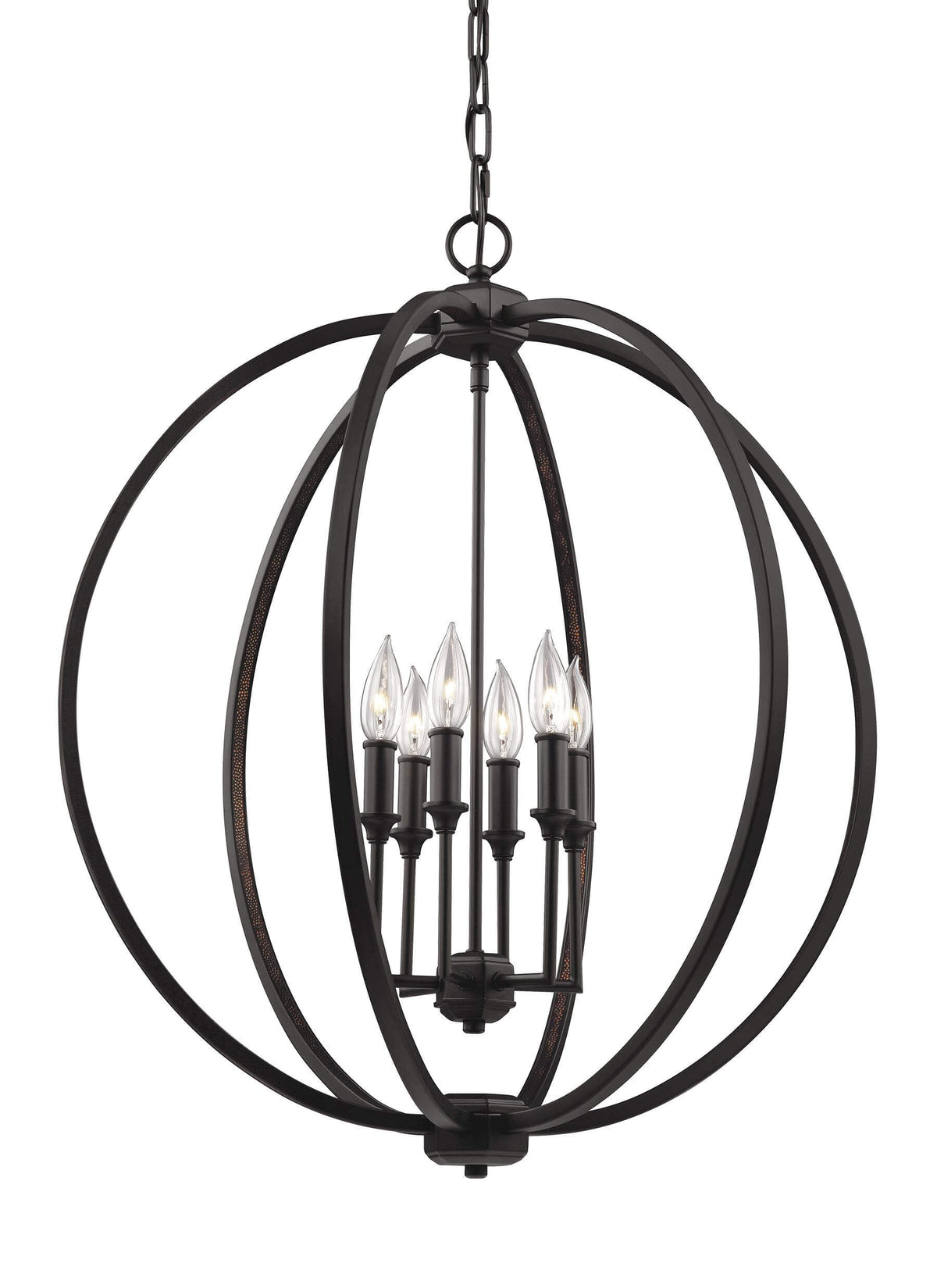 GENERATION LIGHTING Corinne Large Pendant Oil Rubbed Bronze F3061/6ORB