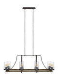 GENERATION LIGHTING Angelo Linear Chandelier F3136/8DWK/SGM