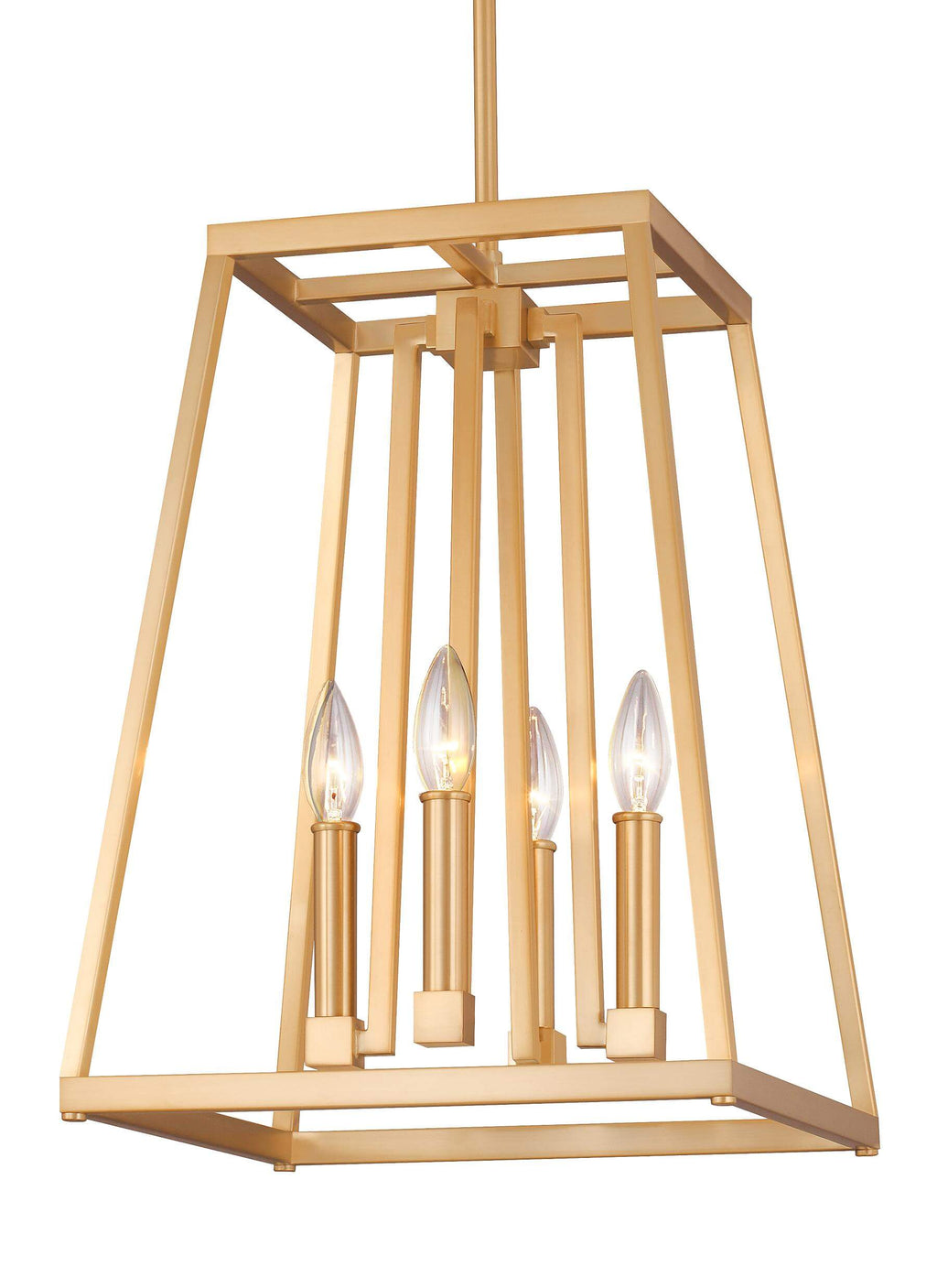 GENERATION LIGHTING  Conant Small Lantern Gilded Satin Brass F3149/4GSB