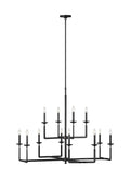 GENERATION LIGHTING Ansley Large Chandelier F3290/12AI