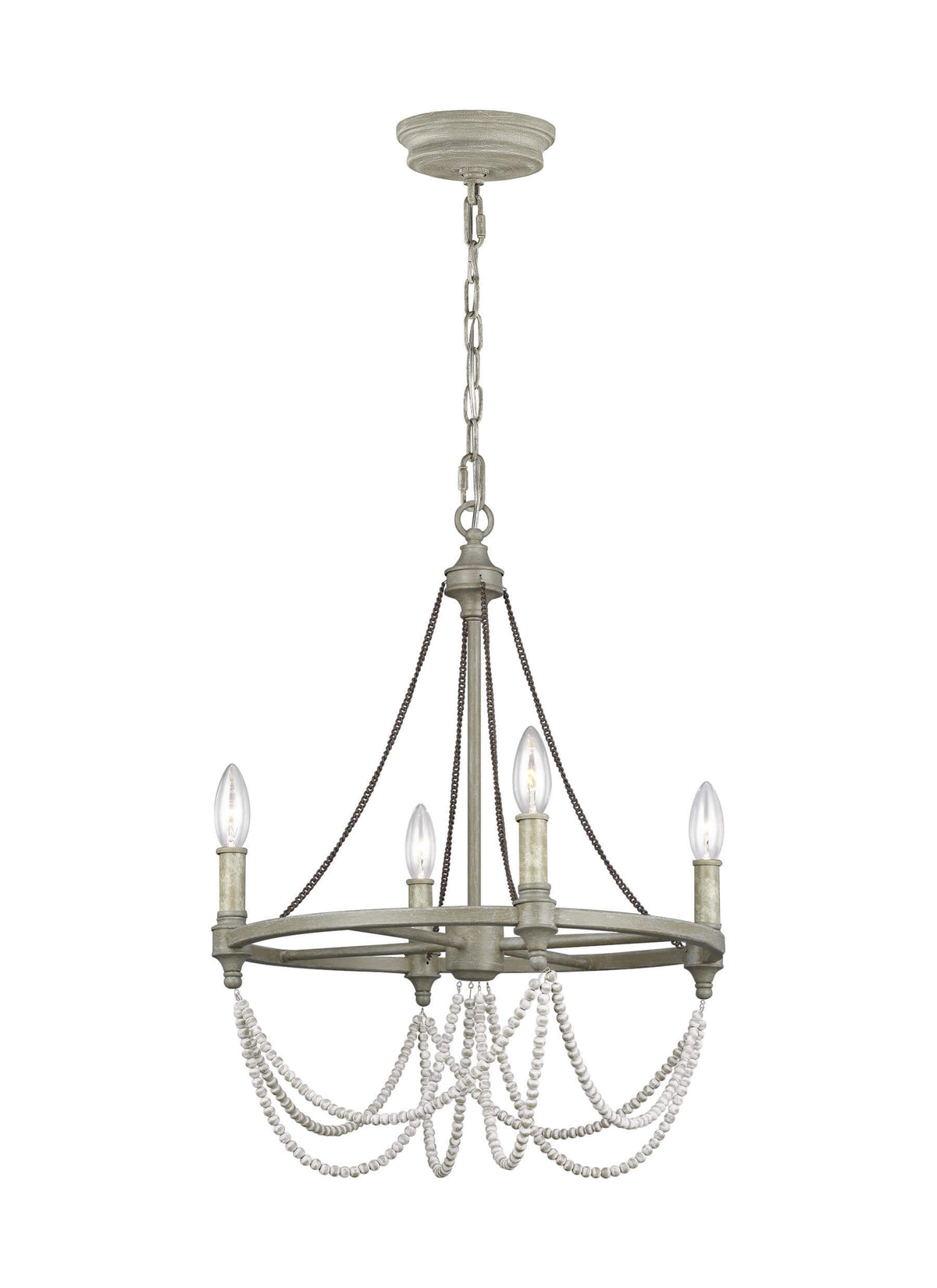 GENERATION LIGHTING Beverly Small Chandelier F3331/4FWO/DWW