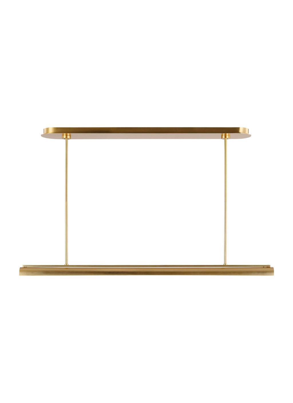 GENERATION LIGHTING Carson One Light Linear Chandelier LED Burnished Brass KC1091BBS
