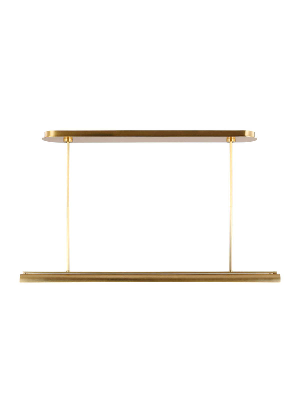 GENERATION LIGHTING Carson One Light Linear Chandelier LED Burnished Brass KC1091BBS