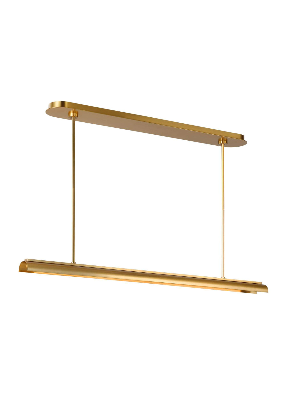 GENERATION LIGHTING Carson One Light Linear Chandelier LED Burnished Brass KC1091BBS