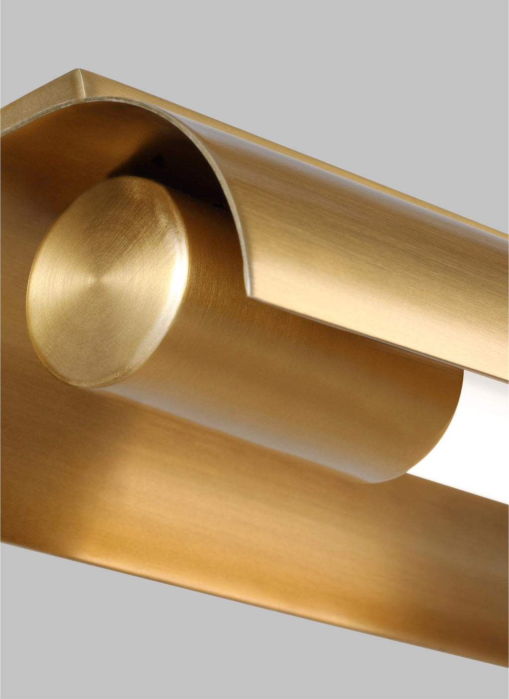 GENERATION LIGHTING Carson One Light Linear Chandelier LED Burnished Brass KC1091BBS