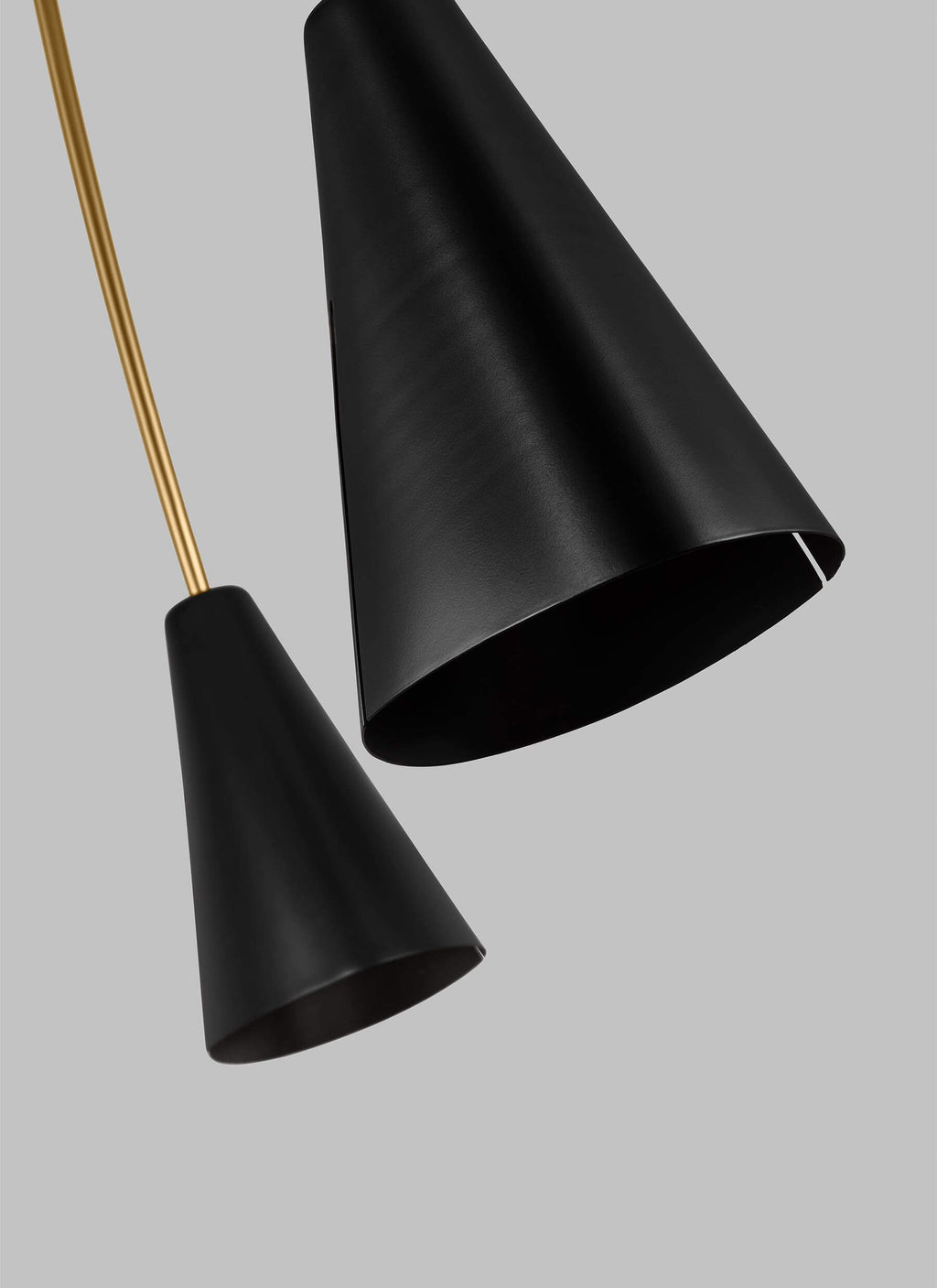 GENERATION LIGHTING  Cambre Large Linear Chandelier KC1102MBKBBS-L1