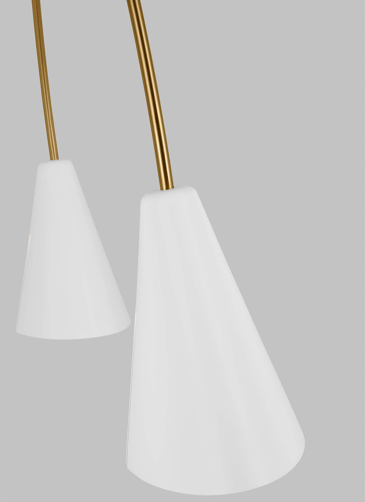 GENERATION LIGHTING  Cambre Large Linear Chandelier KC1102MWTBBS-L1