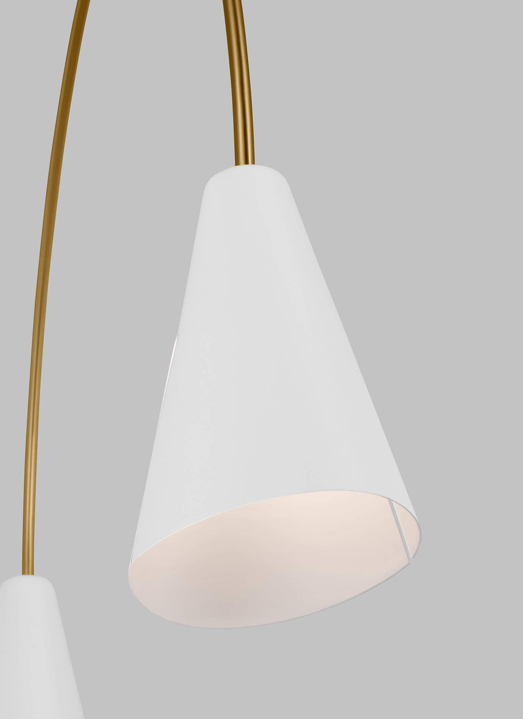 GENERATION LIGHTING  Cambre Large Linear Chandelier KC1102MWTBBS-L1