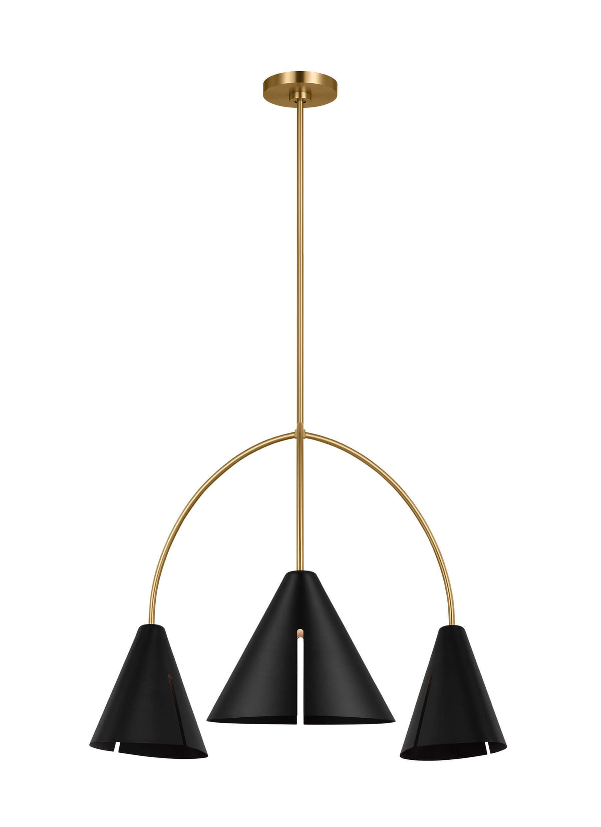 GENERATION LIGHTING  Cambre Large Chandelier KC1113MBKBBS-L1