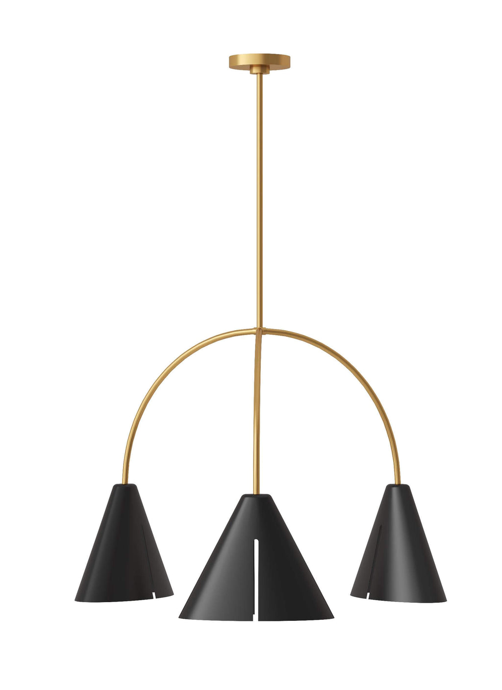 GENERATION LIGHTING  Cambre Large Chandelier KC1113MBKBBS-L1