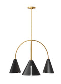 GENERATION LIGHTING  Cambre Large Chandelier KC1113MBKBBS-L1