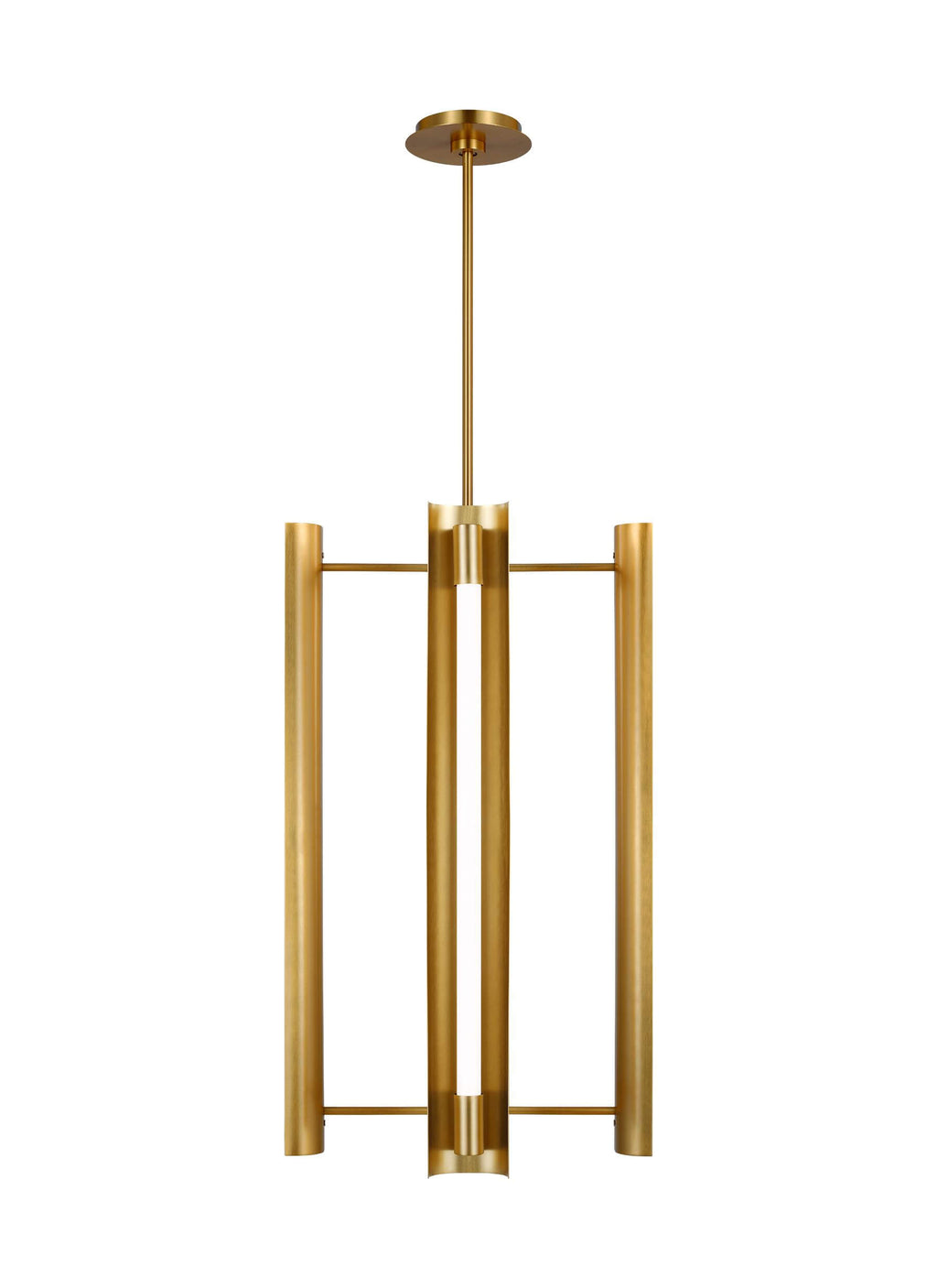 GENERATION LIGHTING Carson Four Light Pendant LED Burnished Brass KP1104BBS