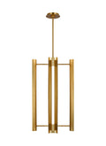 GENERATION LIGHTING Carson Four Light Pendant LED Burnished Brass KP1104BBS