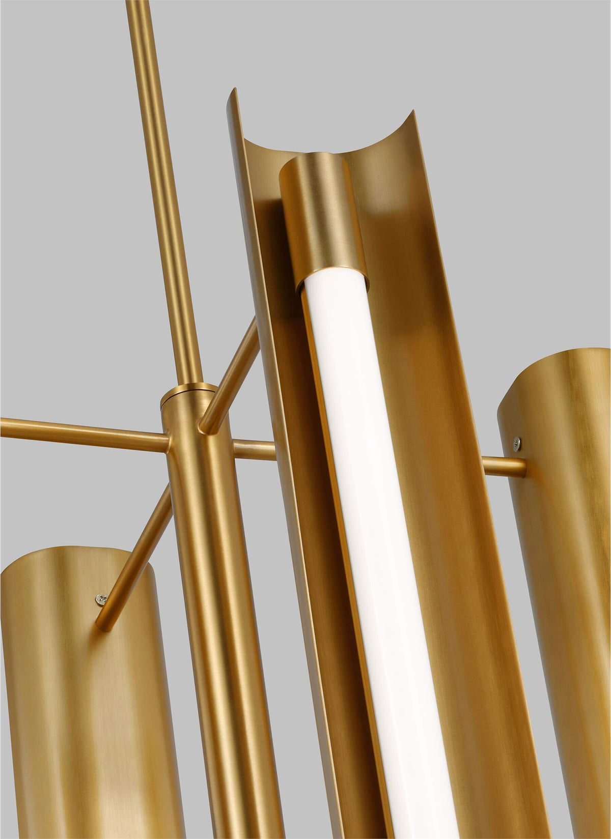 GENERATION LIGHTING Carson Four Light Pendant LED Burnished Brass KP1104BBS