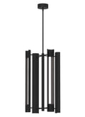 GENERATION LIGHTING Carson Four Light Pendant LED Midnight Black KP1104MBK