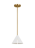 GENERATION LIGHTING  Cambre Small Pendant KP1121MWTBBS-L1