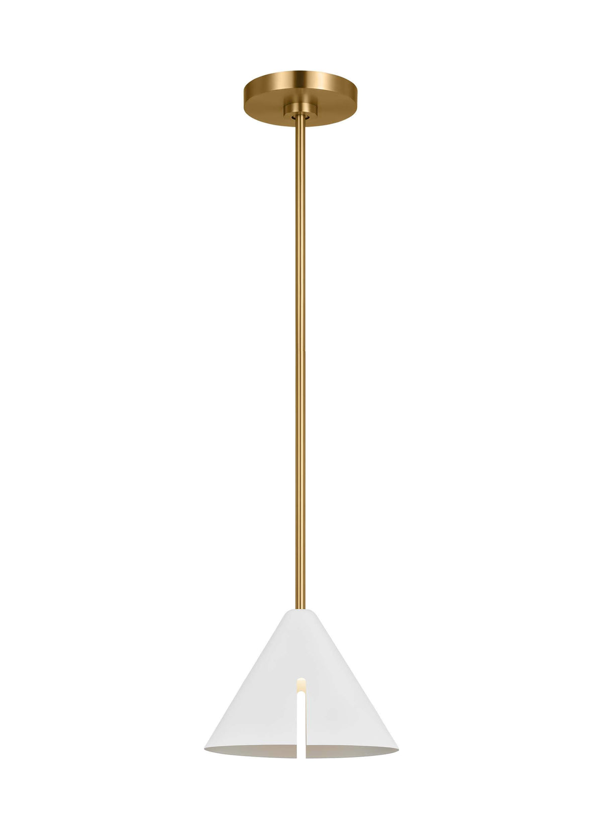 GENERATION LIGHTING  Cambre Small Pendant KP1121MWTBBS-L1