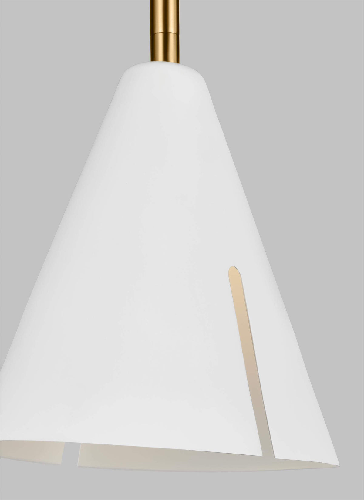GENERATION LIGHTING  Cambre Small Pendant KP1121MWTBBS-L1
