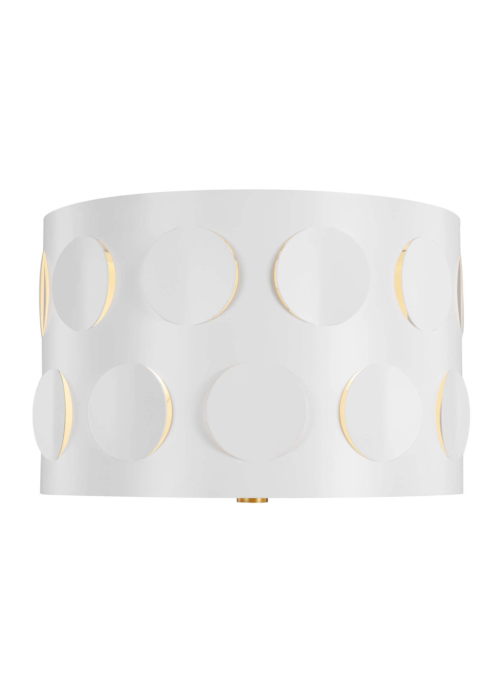 GENERATION LIGHTING Dottie Small Flush Mount Burnished Brass KSF1002BBS