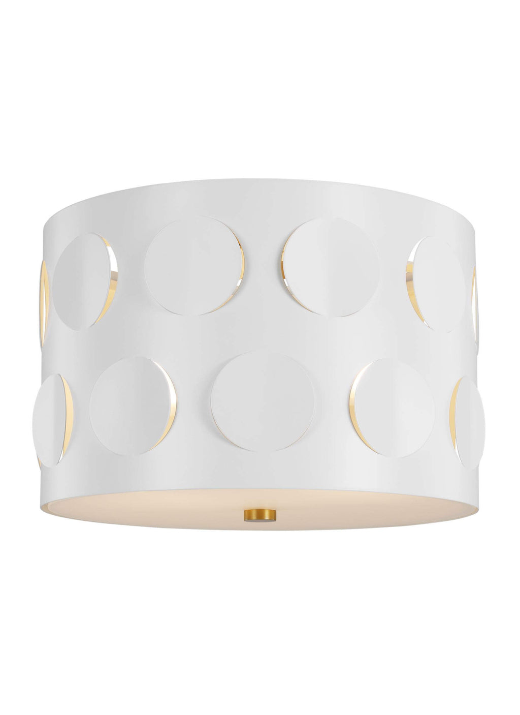 GENERATION LIGHTING Dottie Small Flush Mount Burnished Brass KSF1002BBS