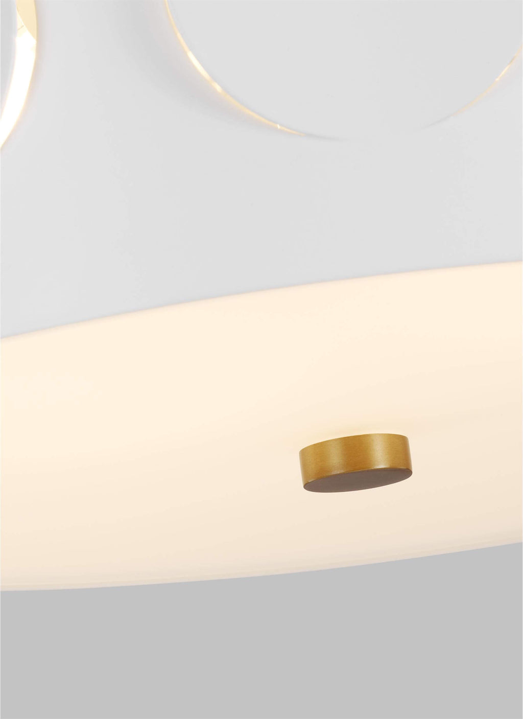 GENERATION LIGHTING Dottie Small Flush Mount Burnished Brass KSF1002BBS