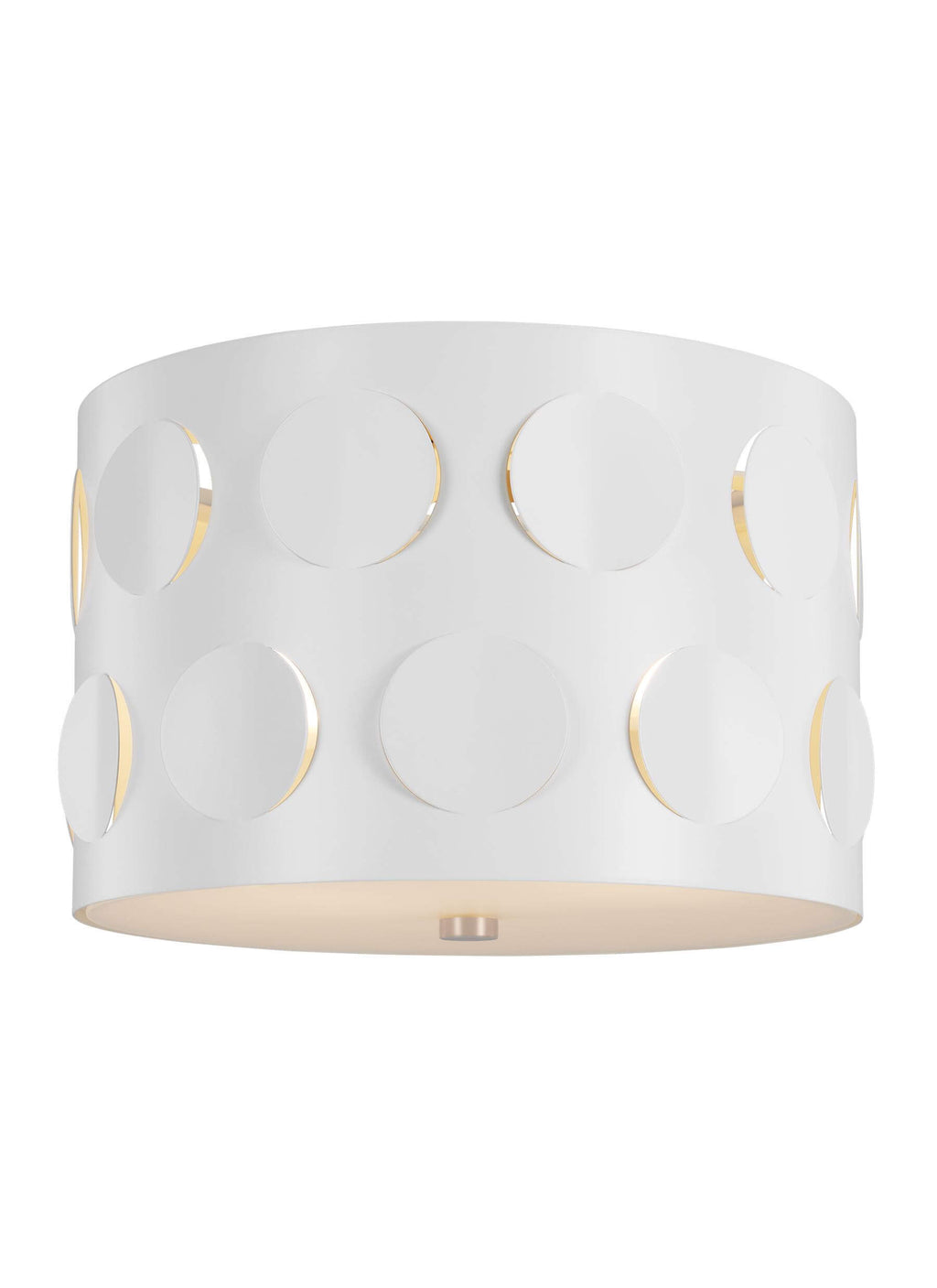 GENERATION LIGHTING Dottie Small Flush Mount Polished Nickel KSF1002PN