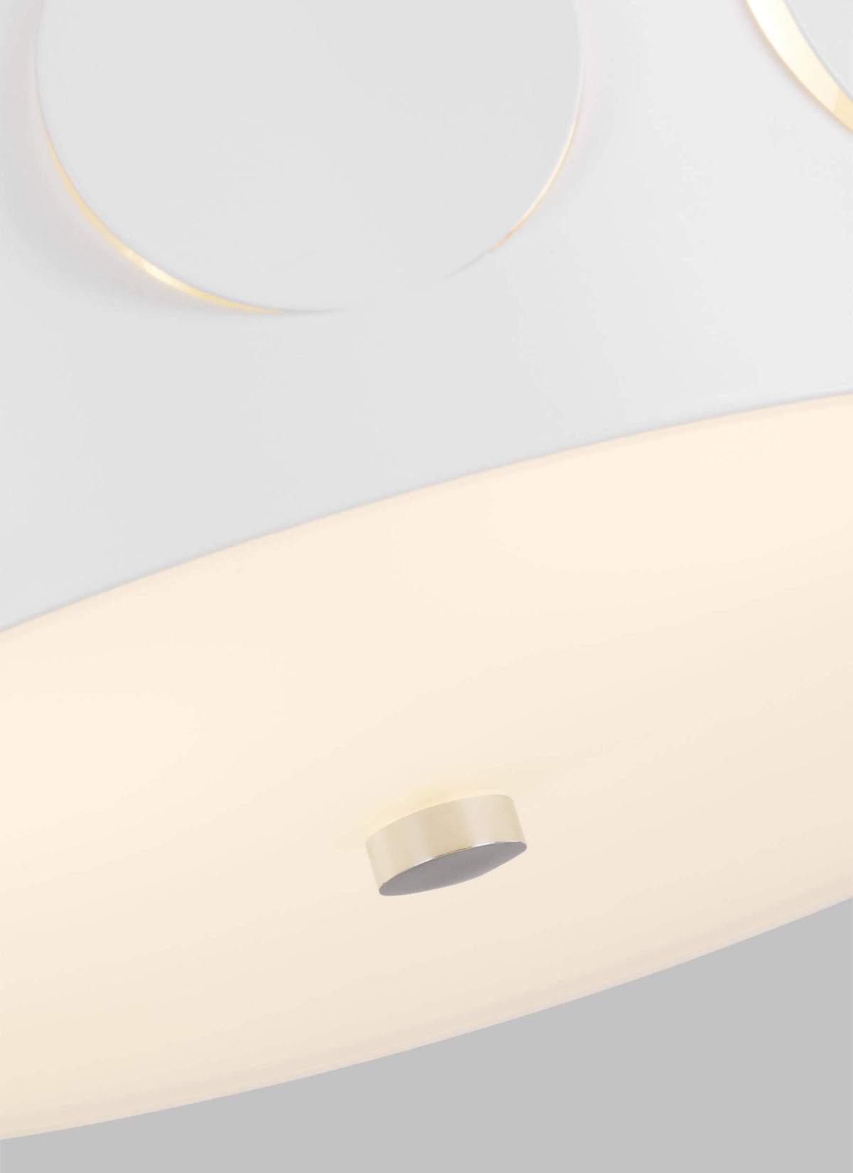 GENERATION LIGHTING Dottie Small Flush Mount Polished Nickel KSF1002PN