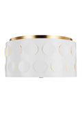 GENERATION LIGHTING Dottie Medium Flush Mount Burnished Brass KSF1013BBS