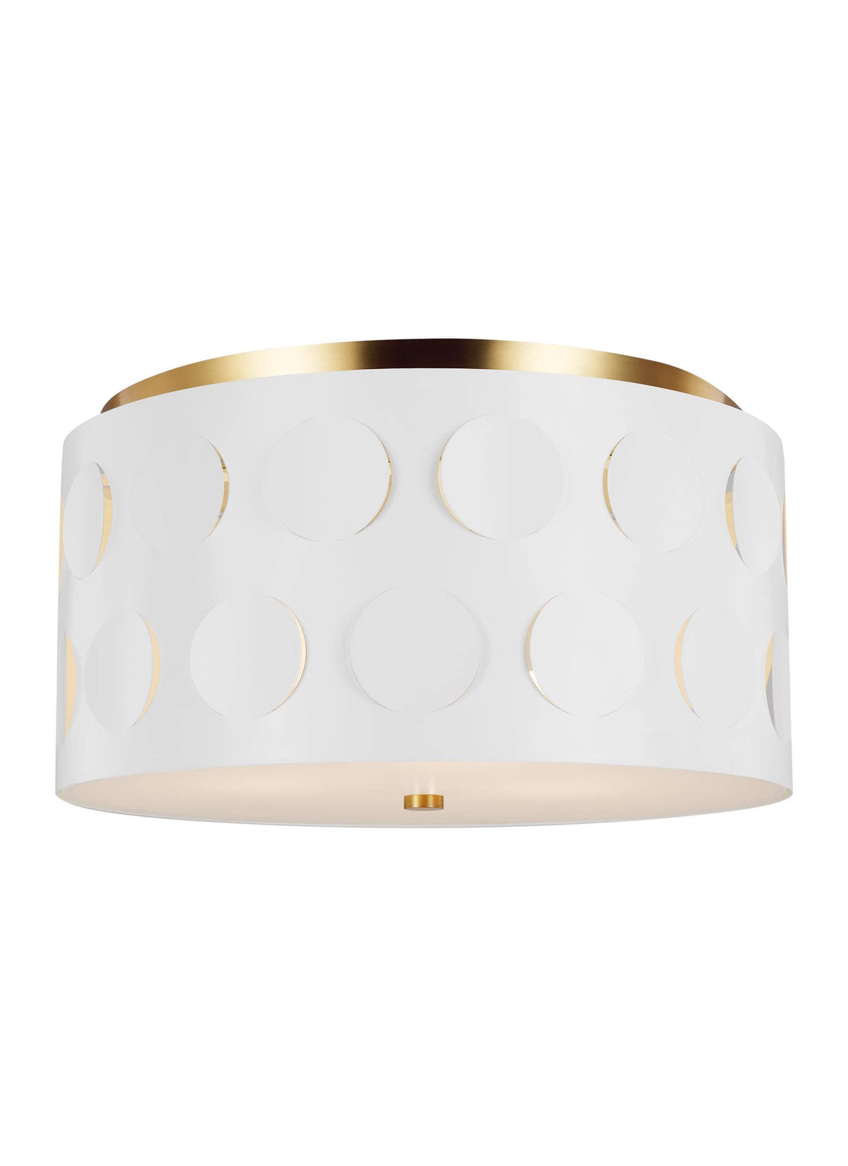 GENERATION LIGHTING Dottie Medium Flush Mount Burnished Brass KSF1013BBS