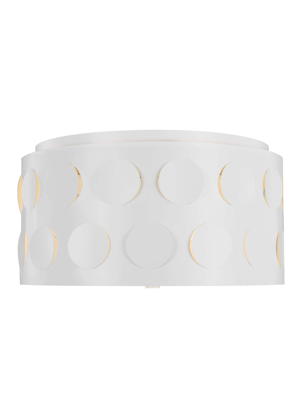 GENERATION LIGHTING Dottie Medium Flush Mount Matte White KSF1013MWT