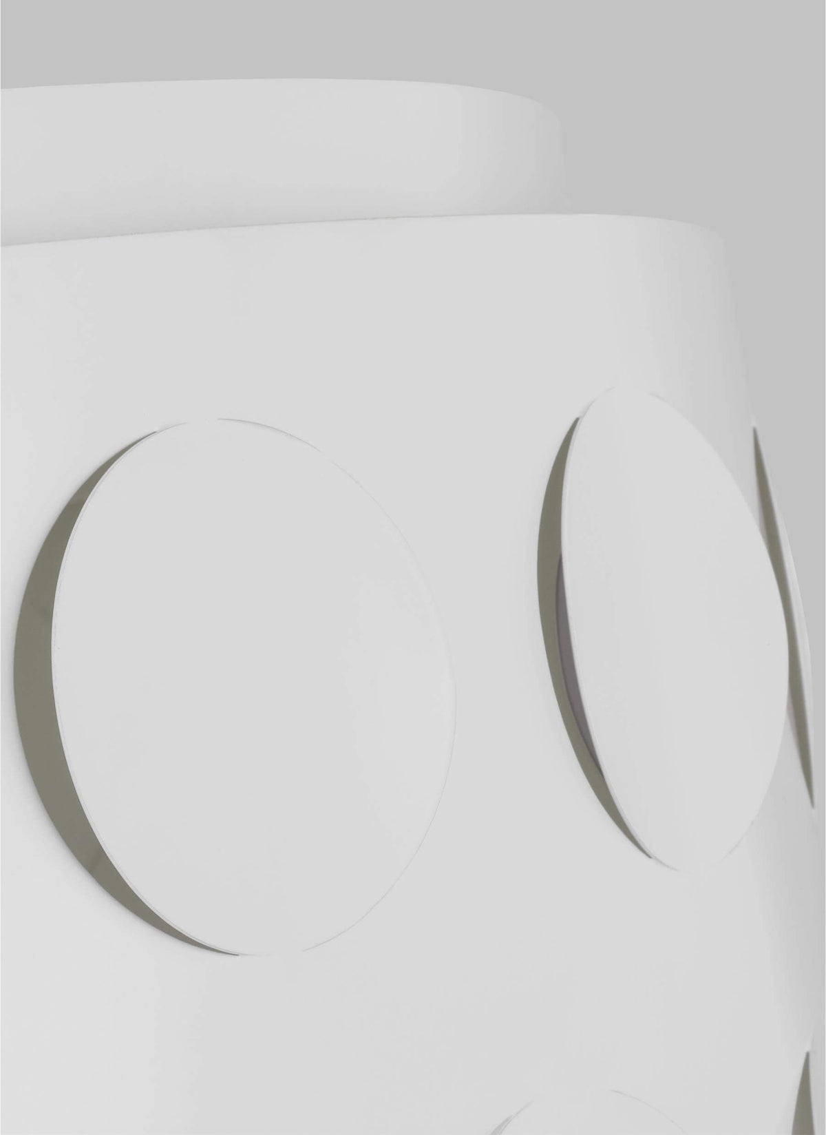 GENERATION LIGHTING Dottie Medium Flush Mount Matte White KSF1013MWT