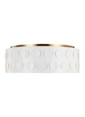 GENERATION LIGHTING Dottie Large Flush Mount Burnished Brass KSF1024BBS