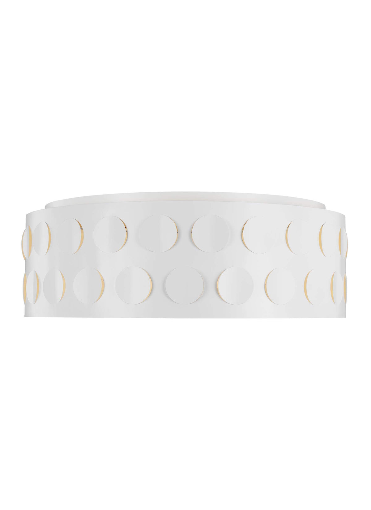 GENERATION LIGHTING Dottie Large Flush Mount Matte White KSF1024MWT