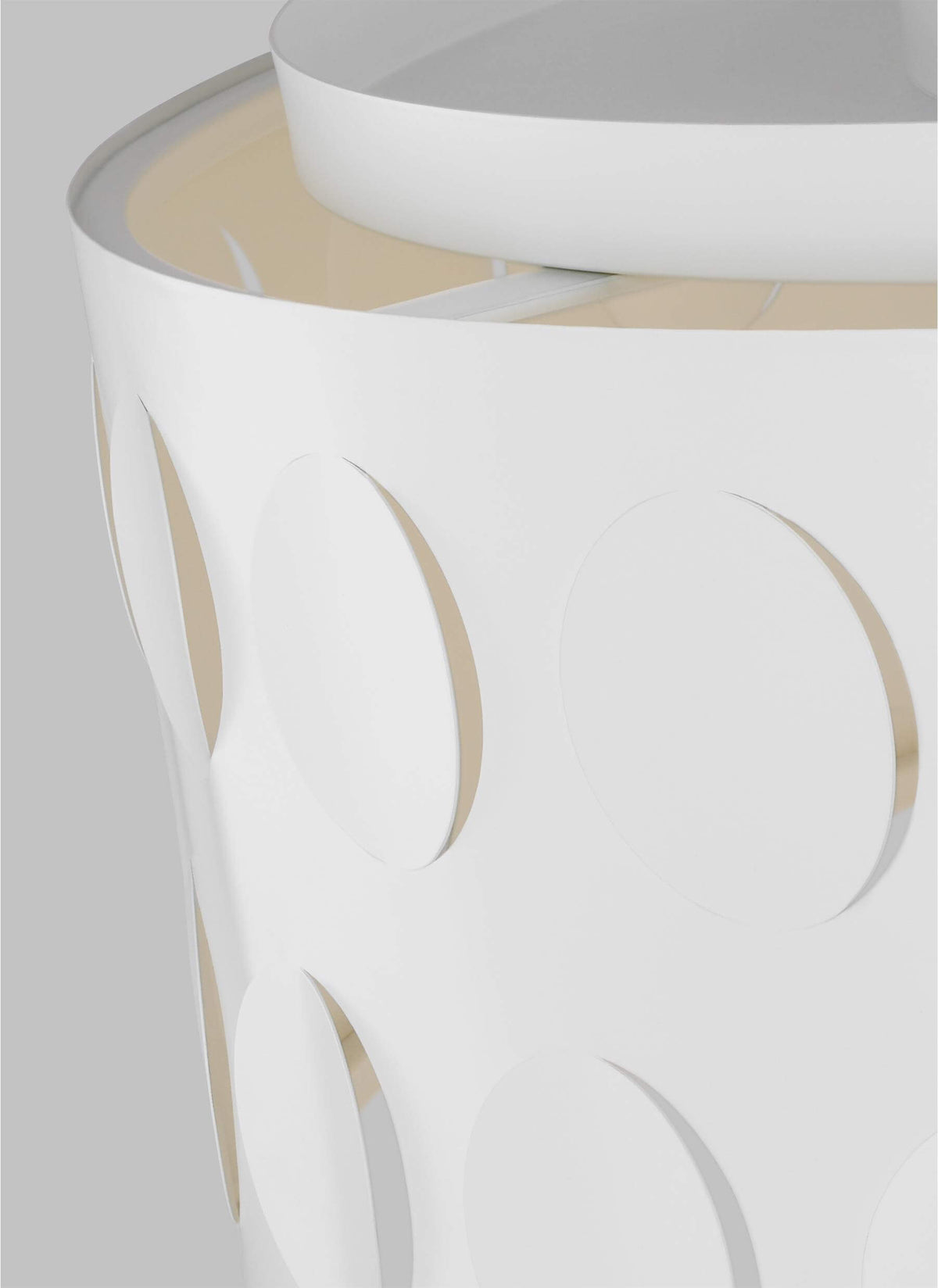 GENERATION LIGHTING Dottie Large Flush Mount Matte White KSF1024MWT